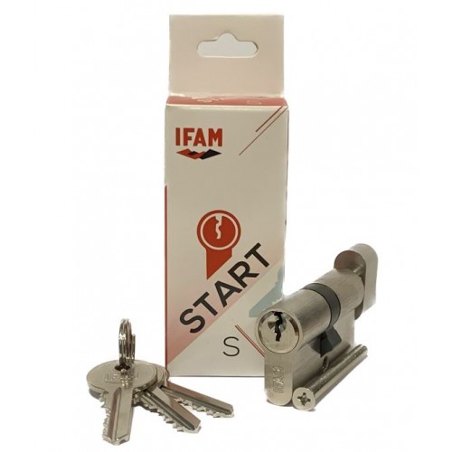 CILINDRO START S STSP3030N - 30 x 30 - CON POMO - LEVA LARGA - NÍQUEL